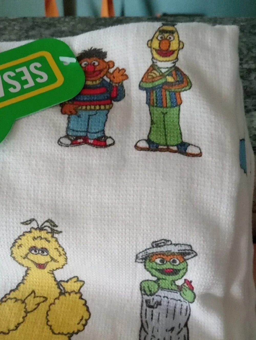 Sesame Street  Character Print Kitchen Towel Set